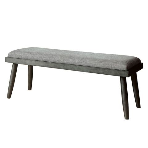 Vilhelm I Bench in Gray Finish