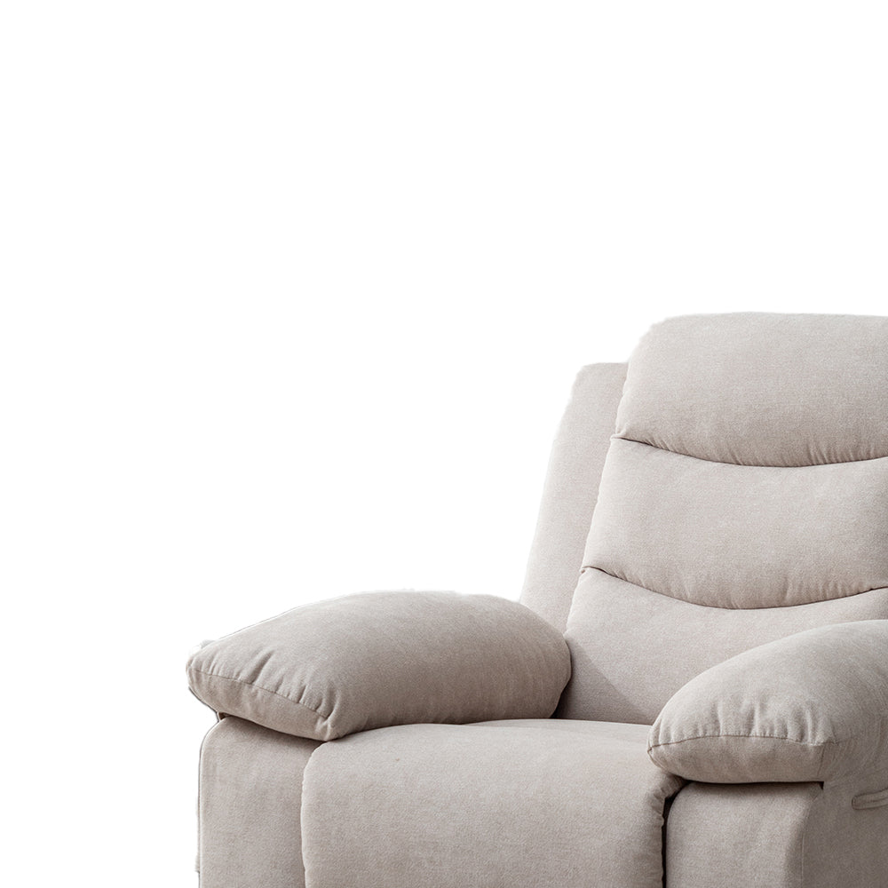 Julian Recliner in Beige Finish