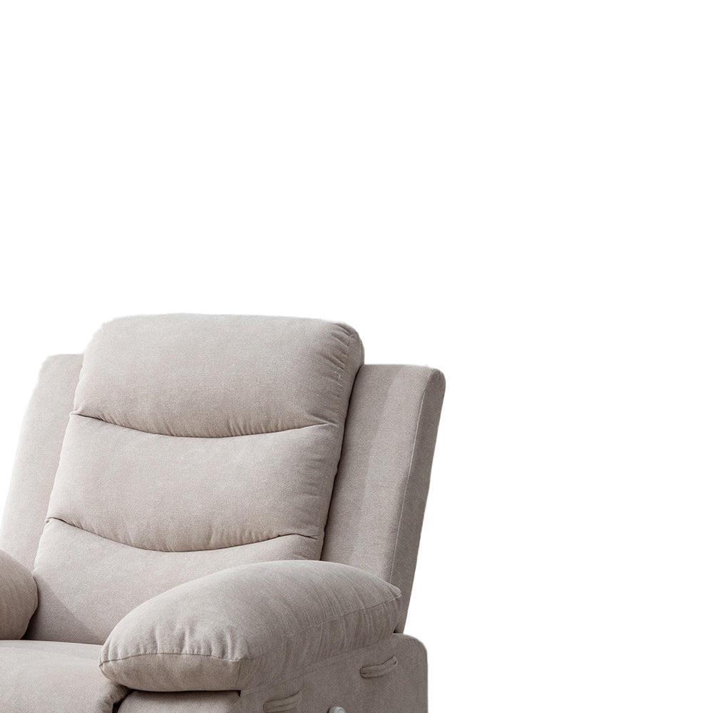 Julian Recliner in Beige Finish