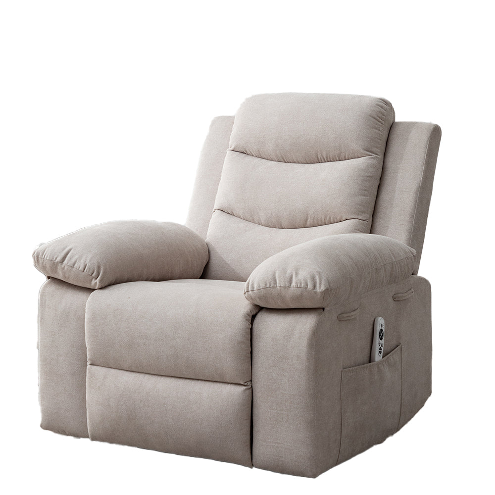 Julian Recliner in Beige Finish