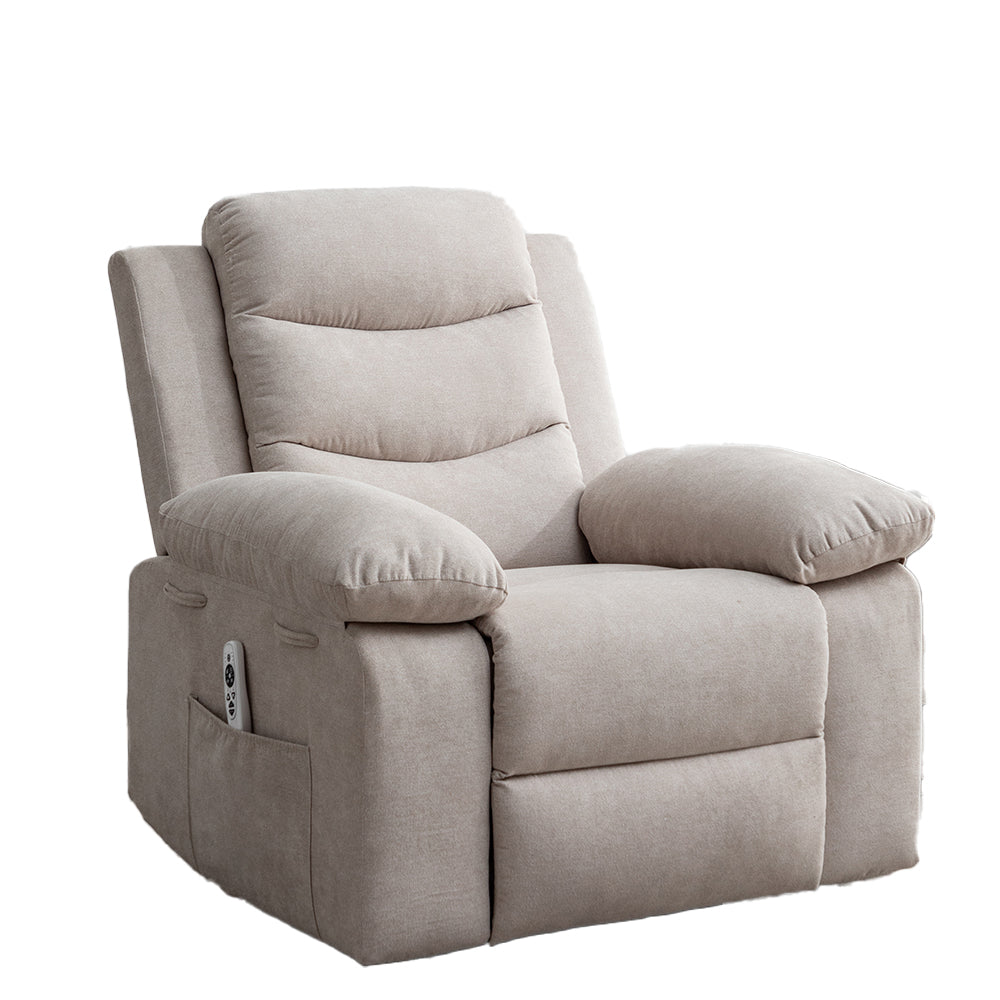 Julian Recliner in Beige Finish