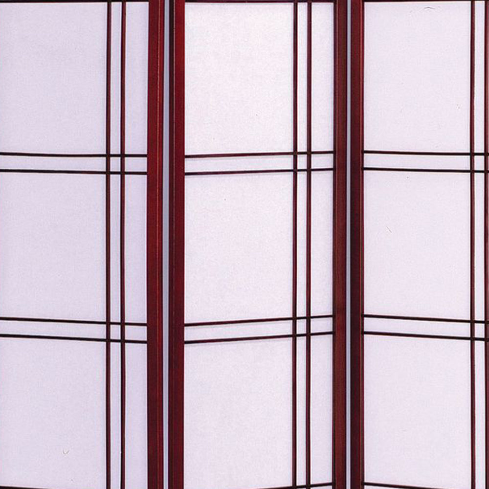 Boaz II Cherry color 3 panel screen