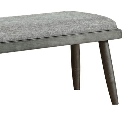 Vilhelm I Bench in Gray Finish