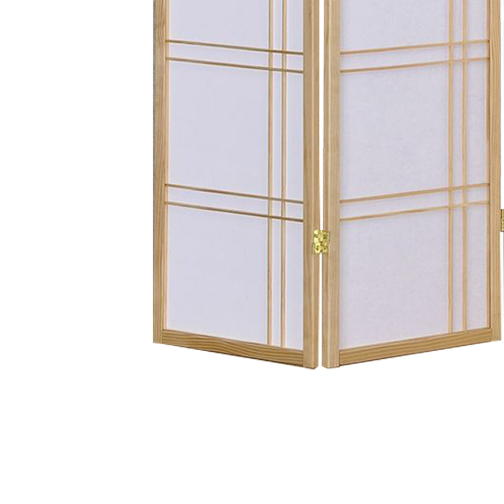 Talulah Natural 3 panel shoji Screen