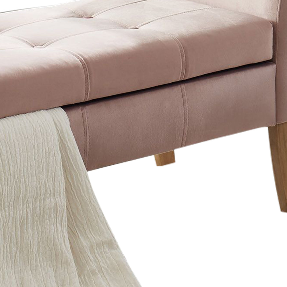 Finn II Pink Bench with storage