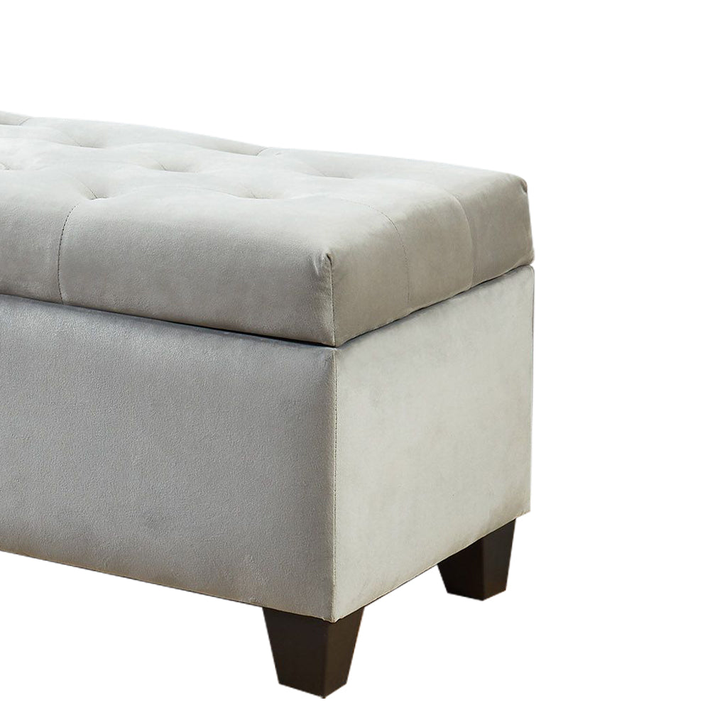 Silas I Gray Storage bench/ottoman