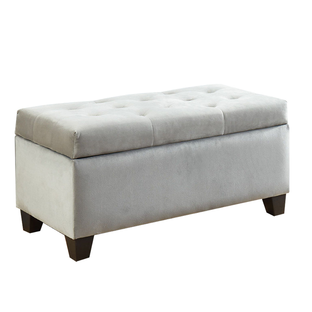 Silas I Gray Storage bench/ottoman