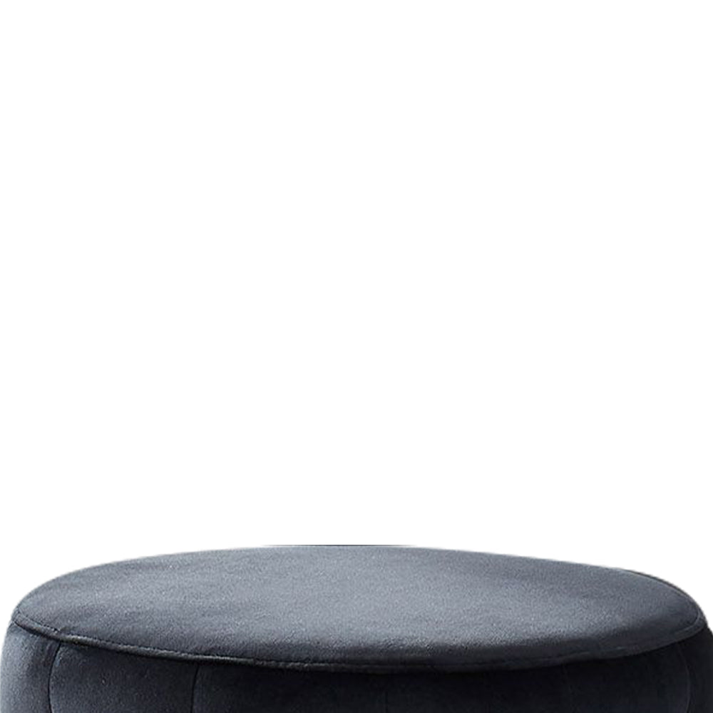 Luxxory Black Swivel Ottoman/Stool