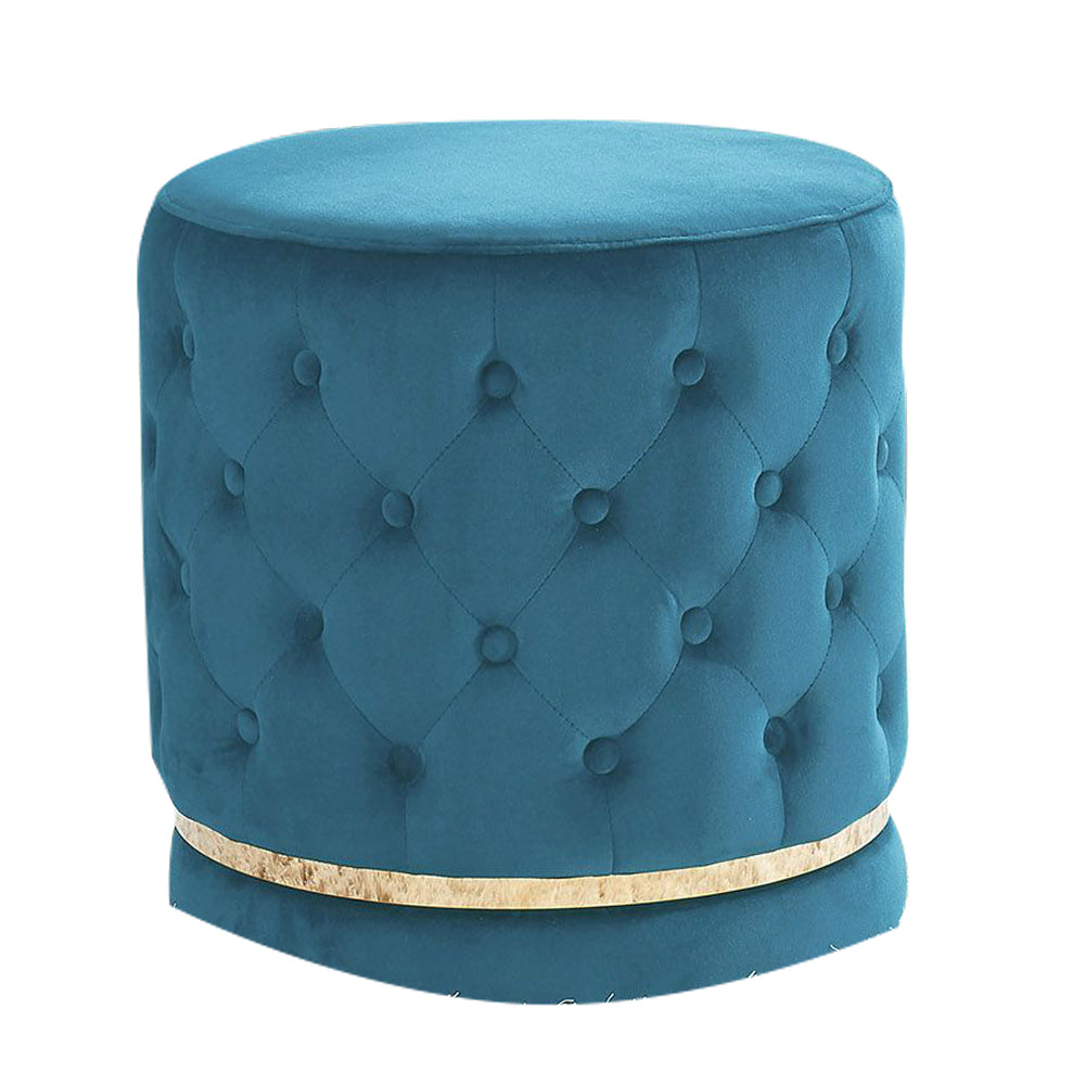 Luxxory I Blue Swivel Ottoman/Stool