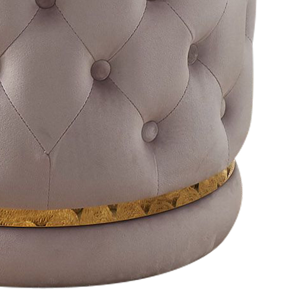 Luxxory III PinkSwivel Ottoman/Stool