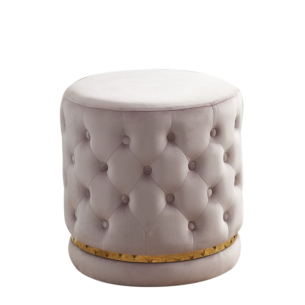 Luxxory III PinkSwivel Ottoman/Stool