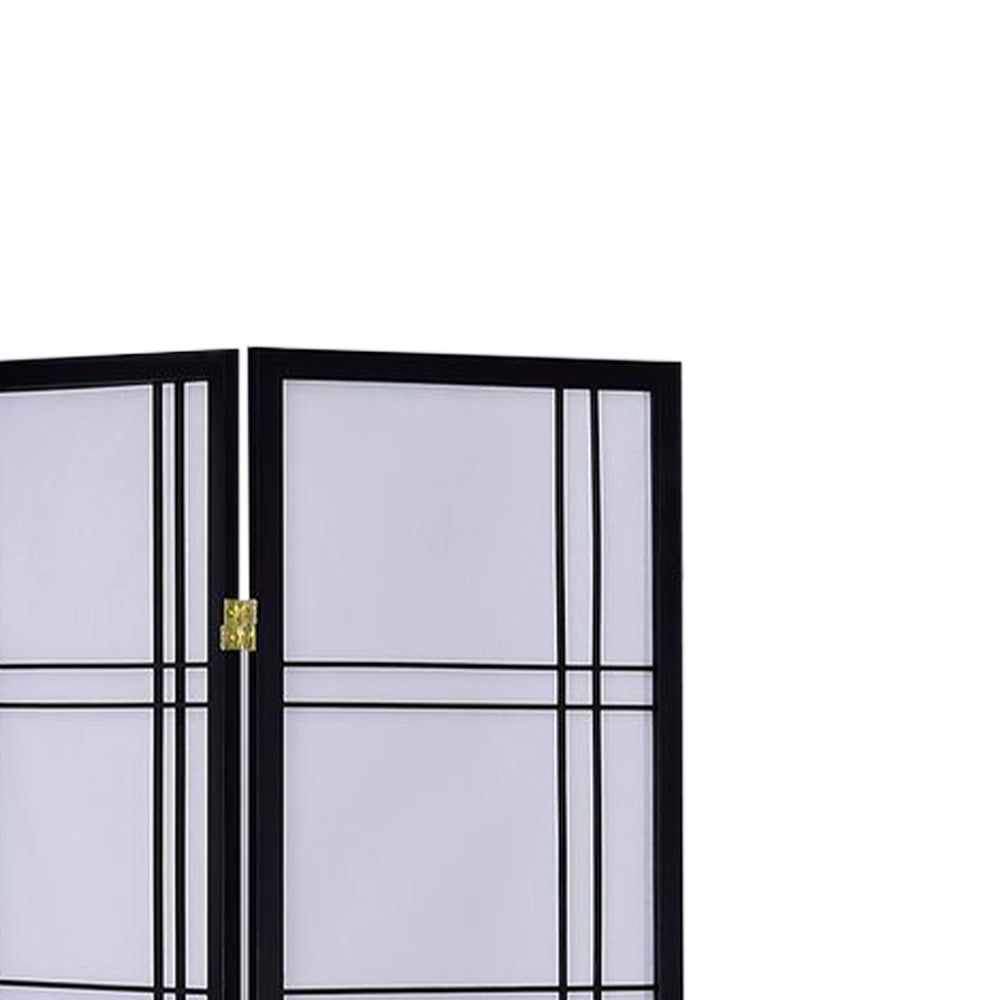 Boaz I Black color 4 panel screen