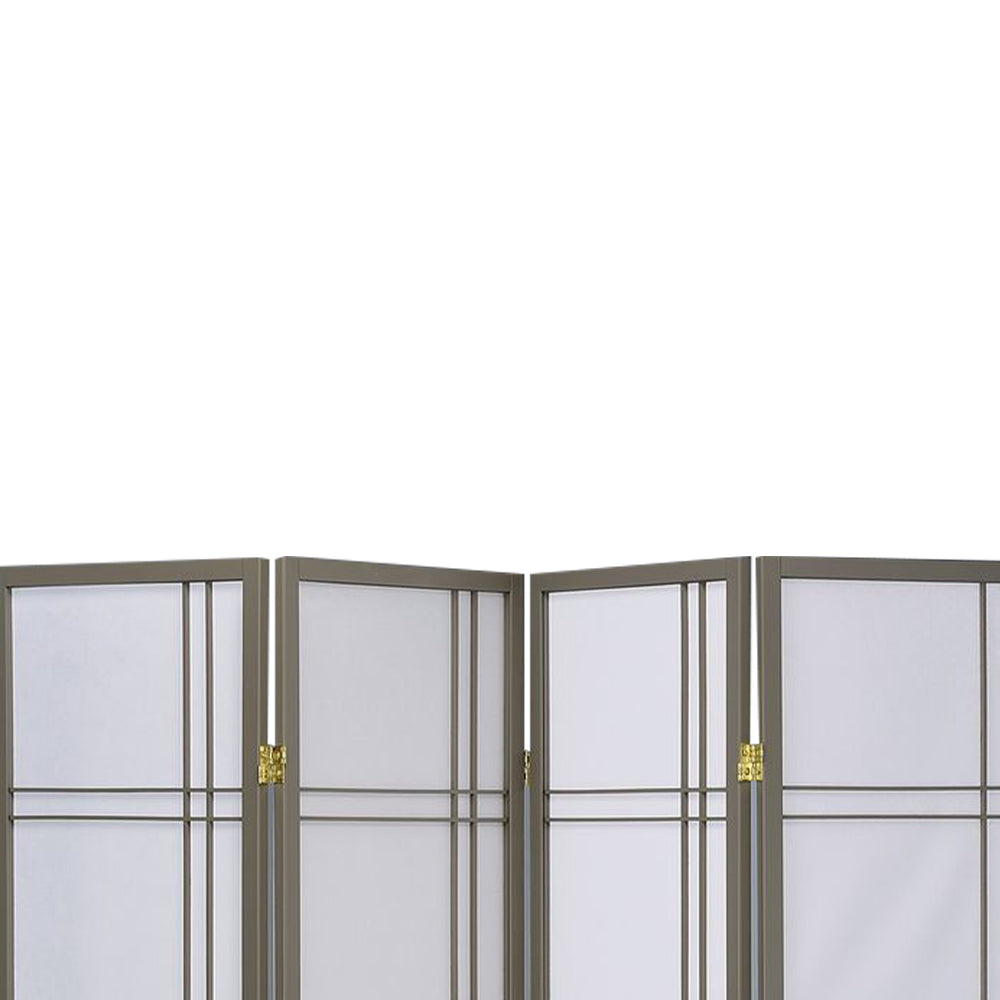 Boaz IV Gray color 4 panel screen