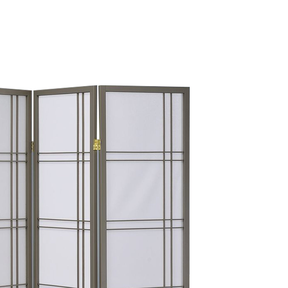 Boaz IV Gray color 4 panel screen