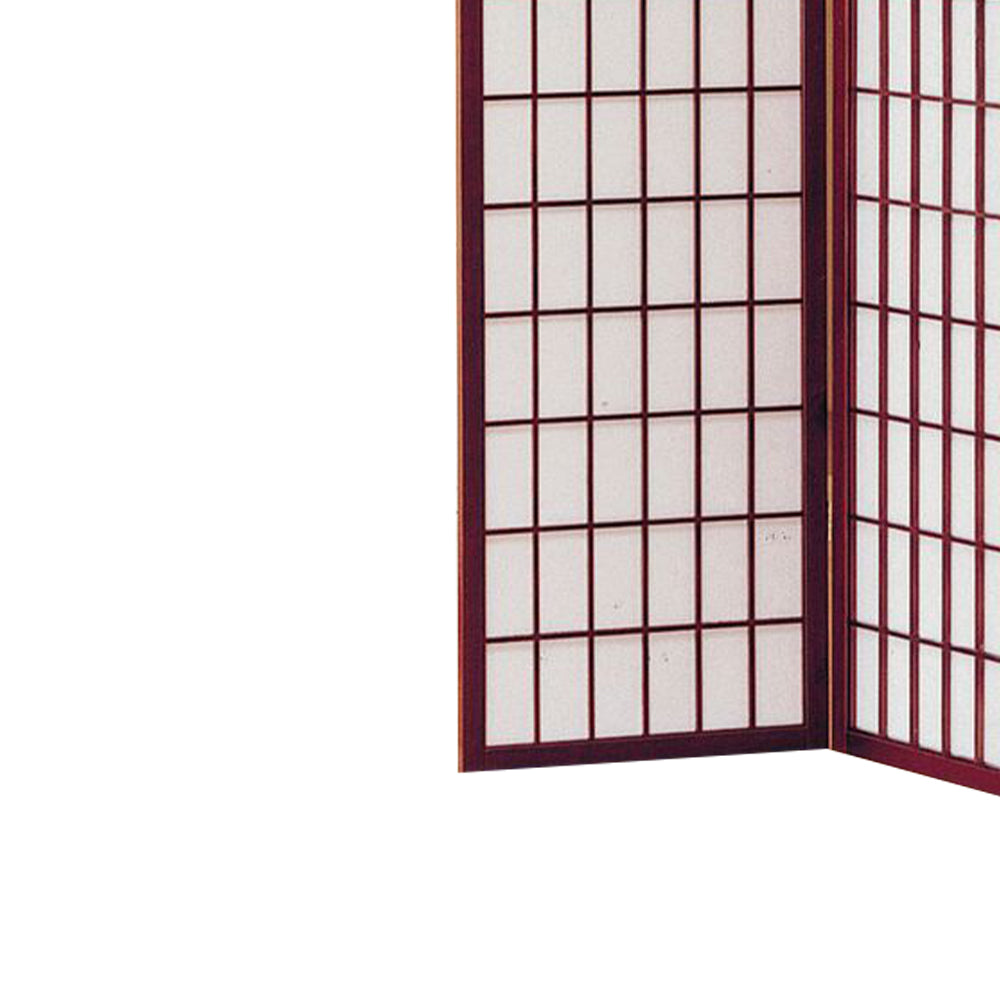 Leylanni Cherry 3 panel shoji Screen