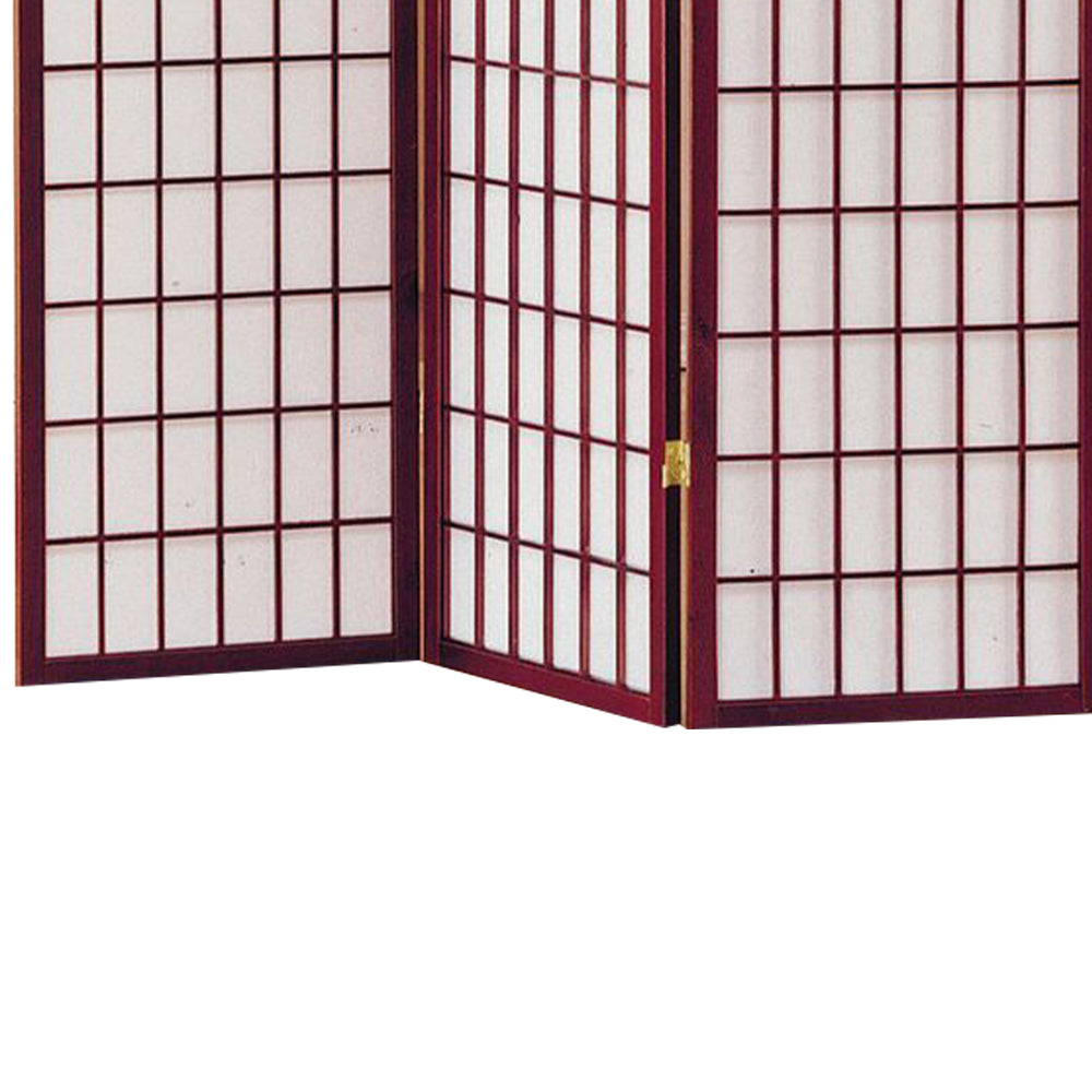 Leylanni Cherry 3 panel shoji Screen