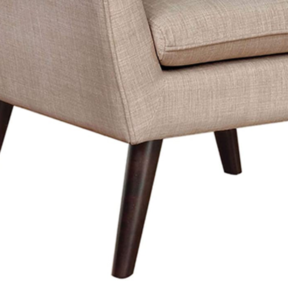 Ellery Accent Chair in Beige Finish