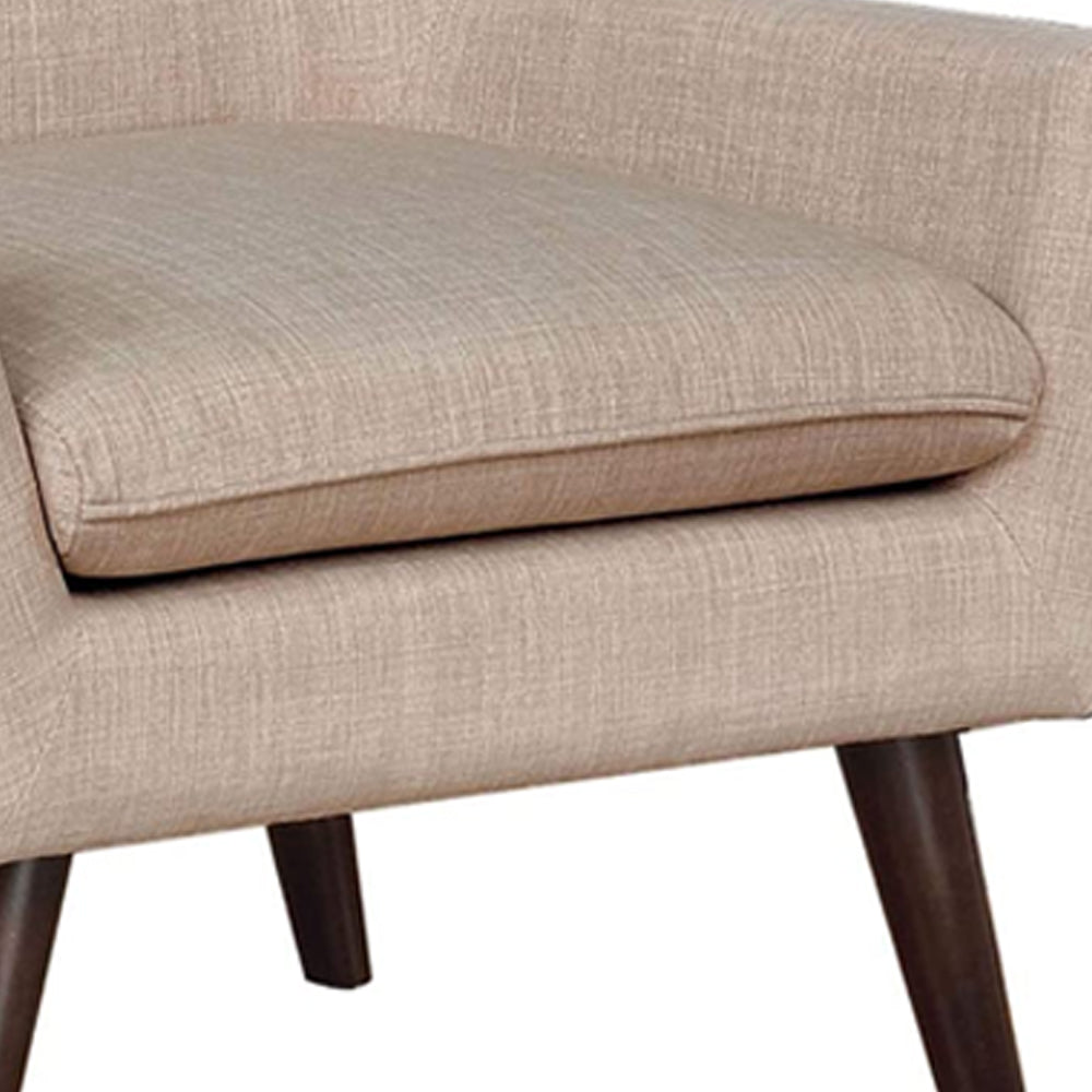 Ellery Accent Chair in Beige Finish