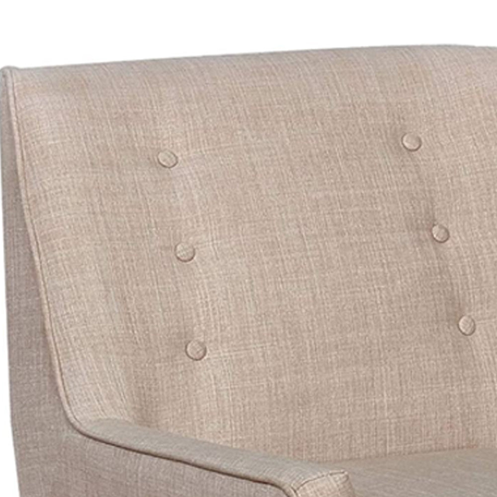 Ellery Accent Chair in Beige Finish