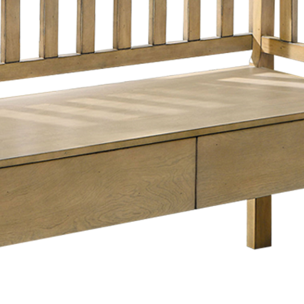 Lexlip Bench Weathered Natural Tone