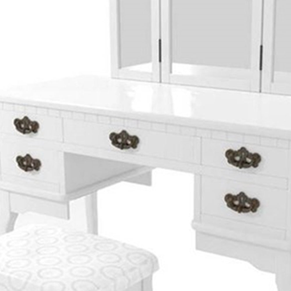 Ashland Vanity Table White