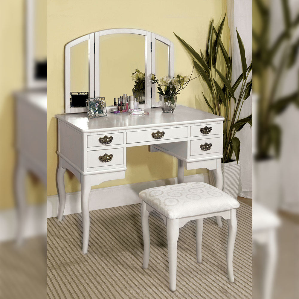 Ashland Vanity Table White
