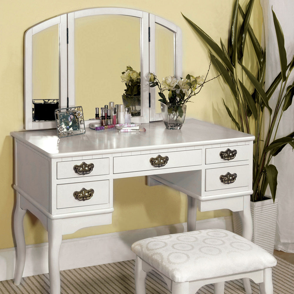 Ashland Vanity Table White