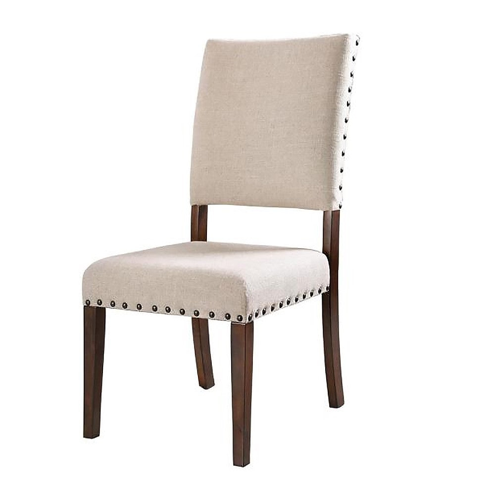 Glenbrook Side Chair (2/CTN) in Brown Cherry/Ivory finish