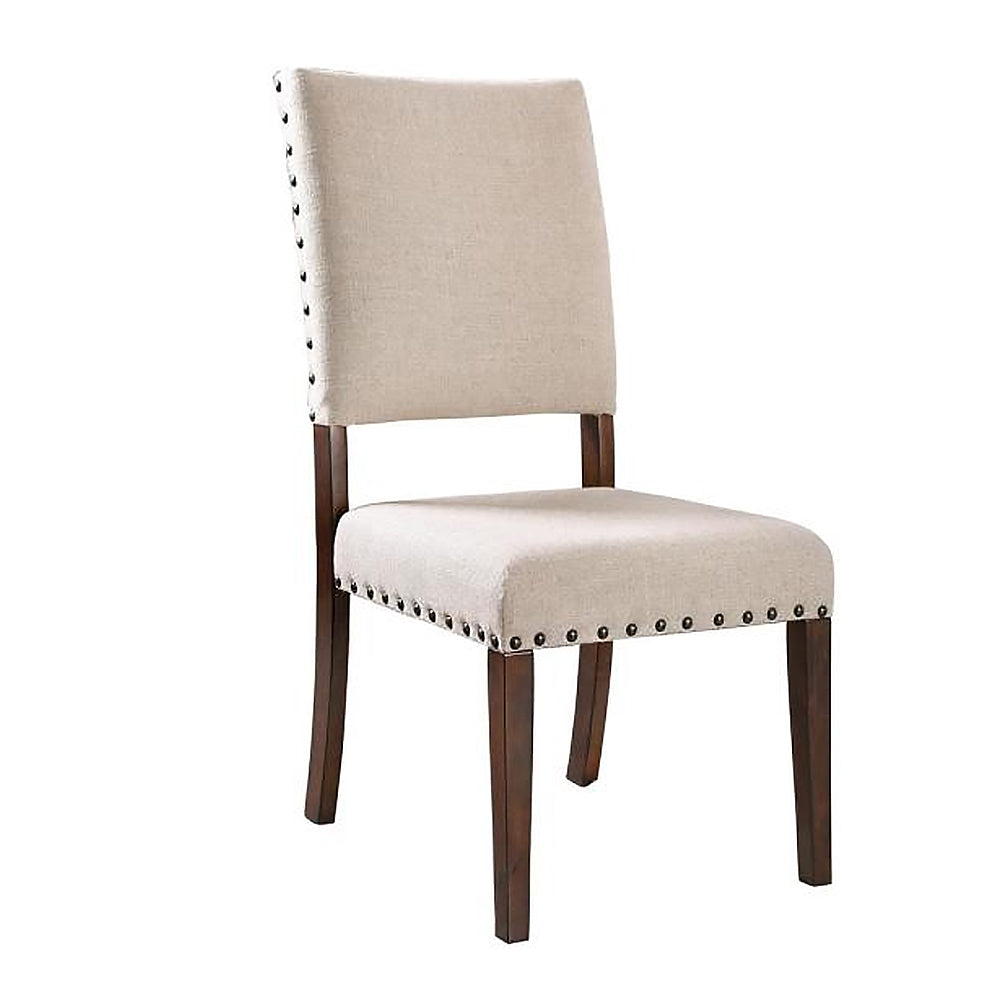 Glenbrook Side Chair (2/CTN) in Brown Cherry/Ivory finish