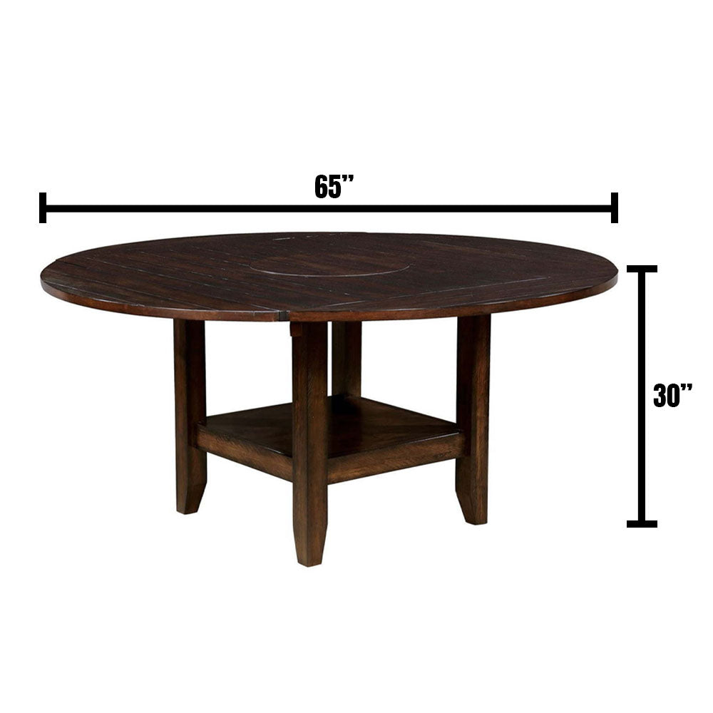 Mae Round Table Brown Cherry