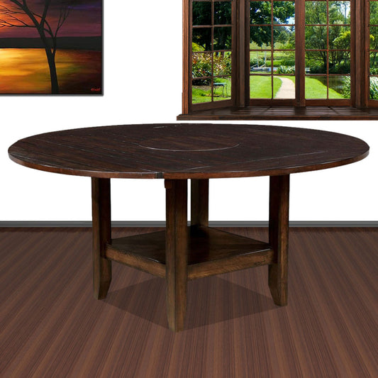 Mae Round Table Brown Cherry