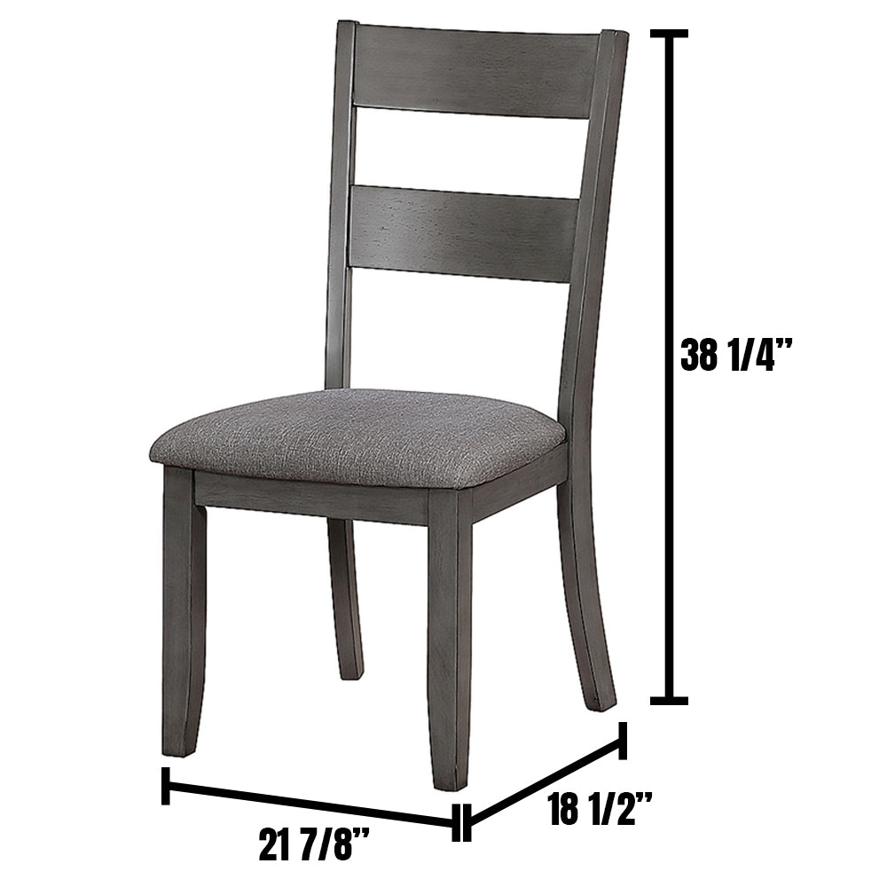 Juniper Side Chair (2/CTN) in Gray Finish