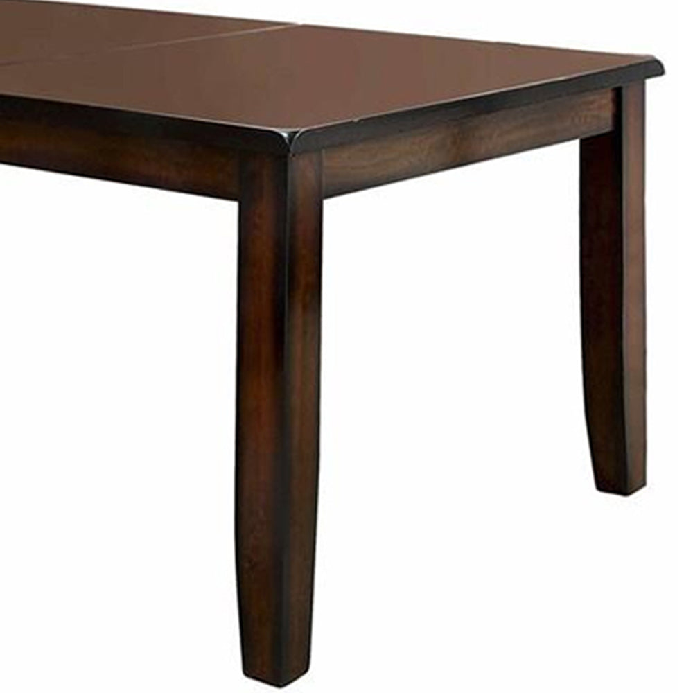 DICKINSON I Dining Table w/ 18" Leaf in Dark Cherry Finish