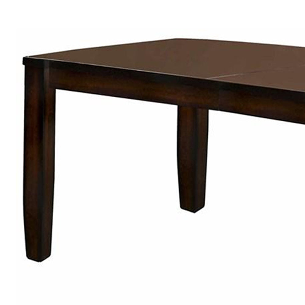 DICKINSON I Dining Table w/ 18" Leaf in Dark Cherry Finish