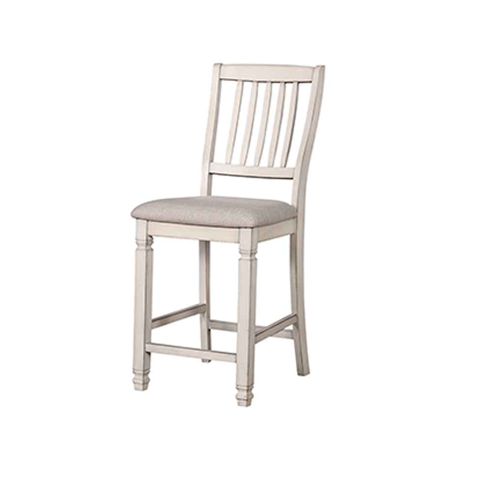 Kaliyah Counter Ht. Chair (2/CTN) in Antique White Finish