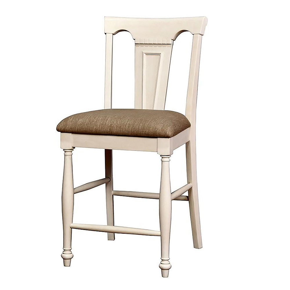 SABRINA Ctr.Ht. Chair, Cherry & White (2/CTN) Off White/Cherry