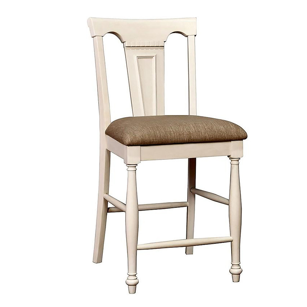 SABRINA Ctr.Ht. Chair, Cherry & White (2/CTN) Off White/Cherry
