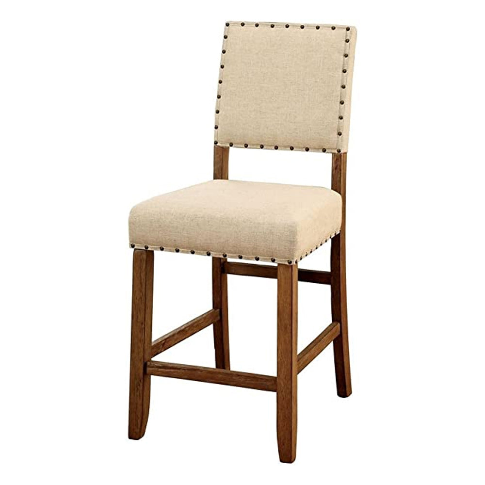 SANIA Counter Ht. Chair (2/CTN) Rustic Oak