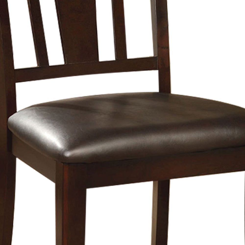 Bridgette I Side Chair (2/CTN) in Espresso finish