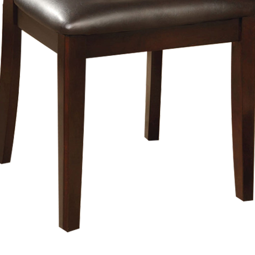 Bridgette I Side Chair (2/CTN) in Espresso finish