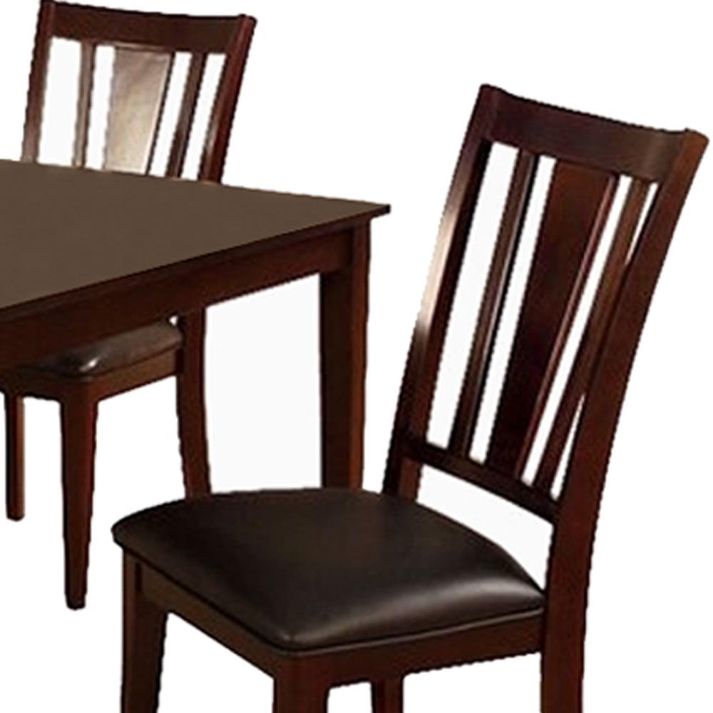 Bridgette I 5 Pc. Dining Table Set in Espresso Finish