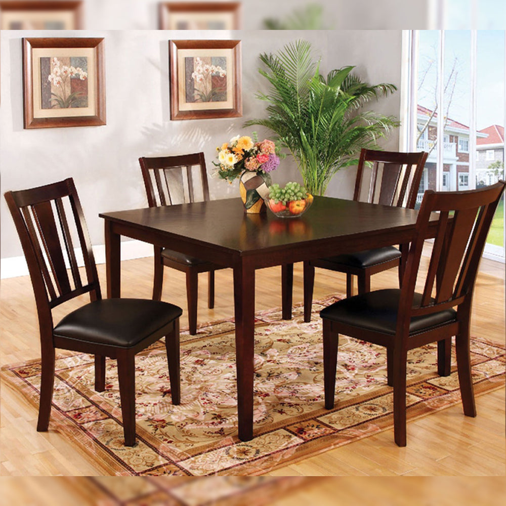 Bridgette I 5 Pc. Dining Table Set in Espresso Finish