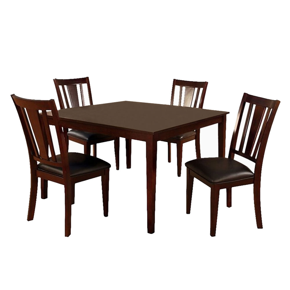 Bridgette I 5 Pc. Dining Table Set in Espresso Finish