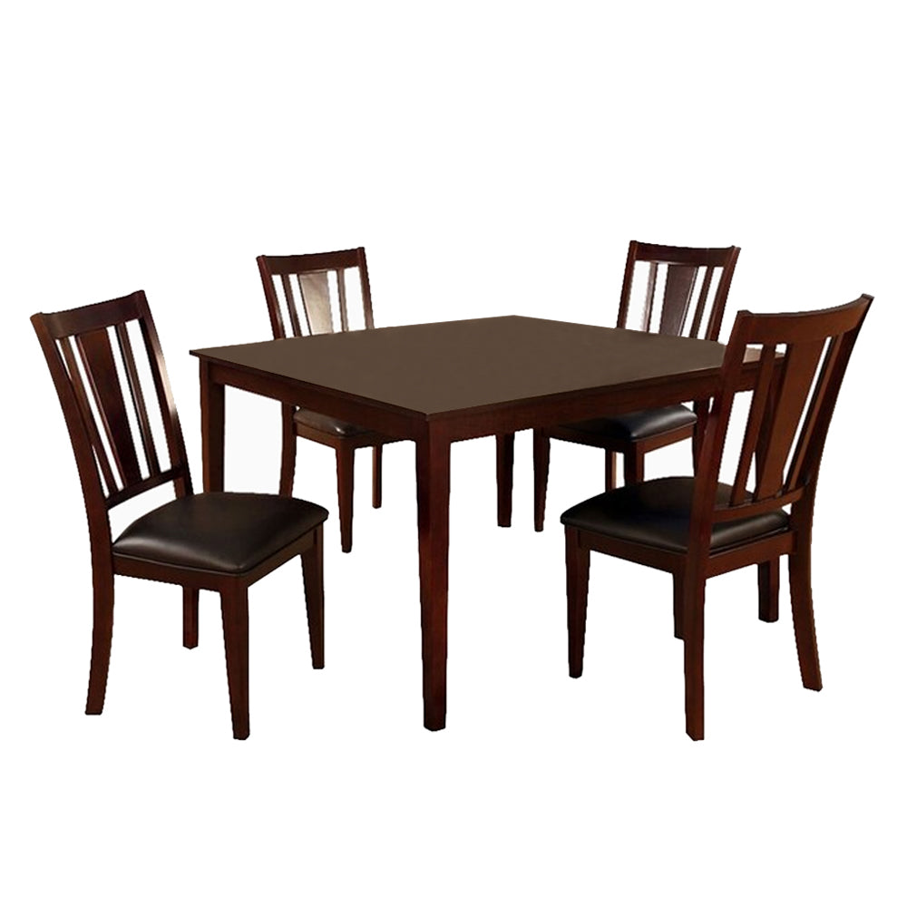 Bridgette I 5 Pc. Dining Table Set in Espresso Finish