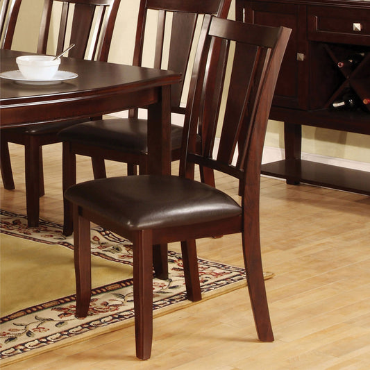 Edgewood I Side Chair (2/CTN) in Espresso finish