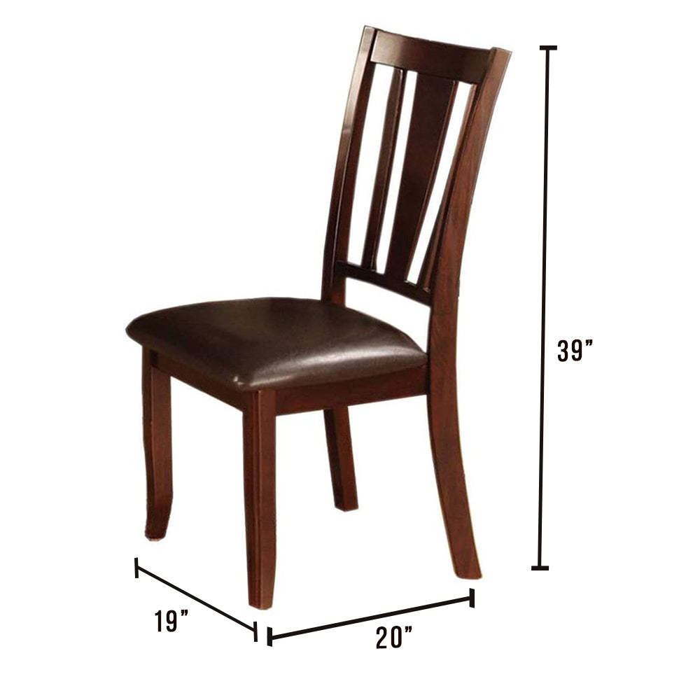 Edgewood I Side Chair (2/CTN) in Espresso finish