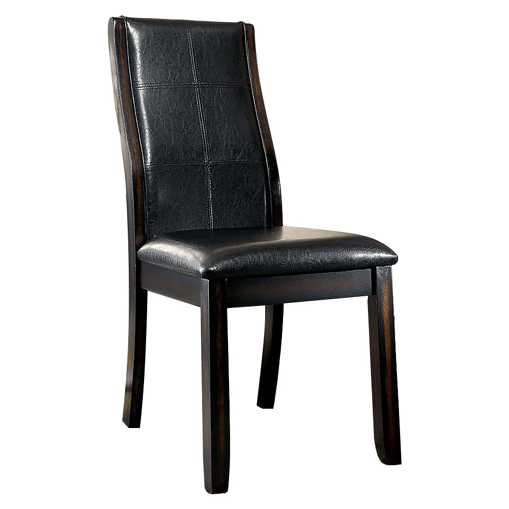 Townsend I Side Chair (2/CTN) in Brown Cherry finish