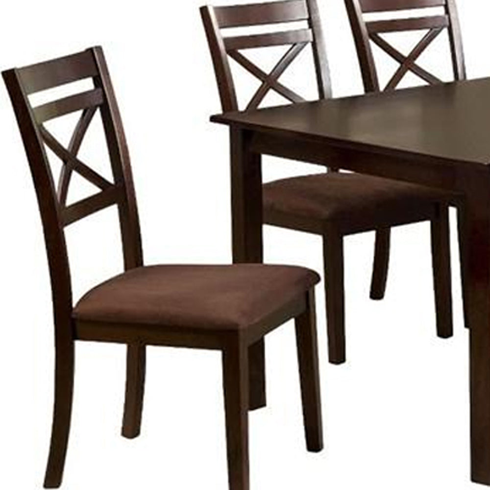 Weston II 7 Pc. Dining Table Set in Espresso finish