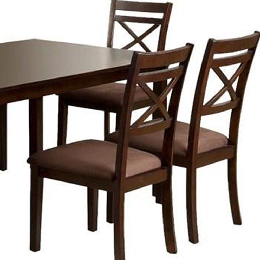 Weston II 7 Pc. Dining Table Set in Espresso finish