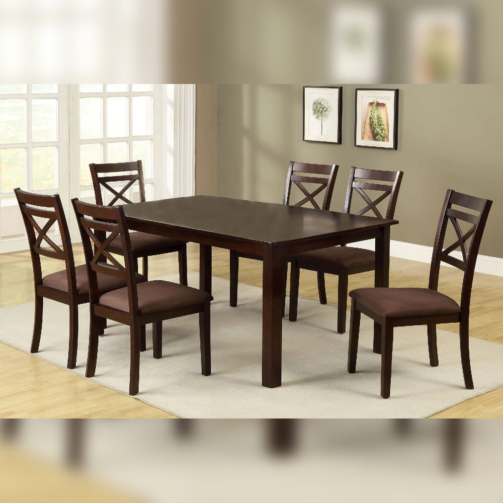 Weston II 7 Pc. Dining Table Set in Espresso finish